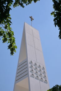 Kirchturm Gemeindezentrum Nackenheim