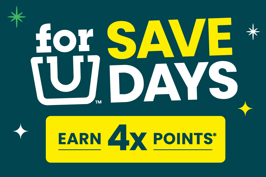 for you save days earn four times the points