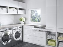 Laundry room cabinets