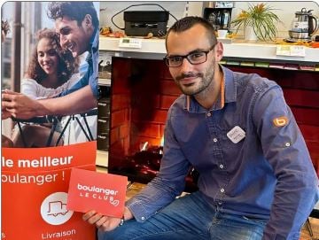 Clément, responsable univers confort chez Boulanger Creil - Saint Maximin.