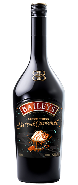 Bottle of Baileys Salted Caramel flavour