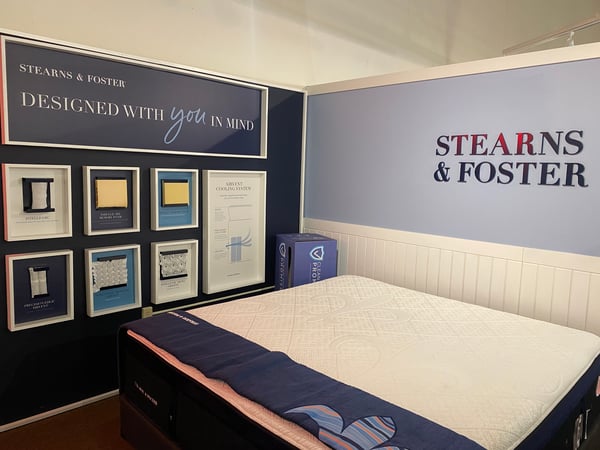 Sterns & Foster at Slumberland Furniture Store in Minot,  ND