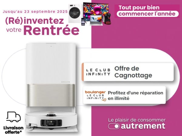 robot aspirateur laveur Dreame Montauban