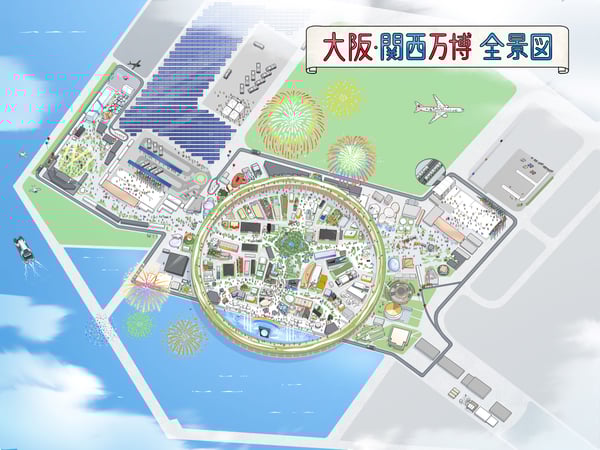 万博会場全景図