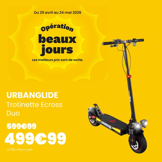 Trottinette électrique URBANGLIDE Ecross Duo