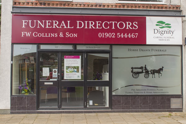 F W Collins & Son Funeral Directors In Wolverhampton