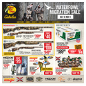 Click here to view the Waterfowl Migration Sale! 10/5 Thru 11/1 - circular online.