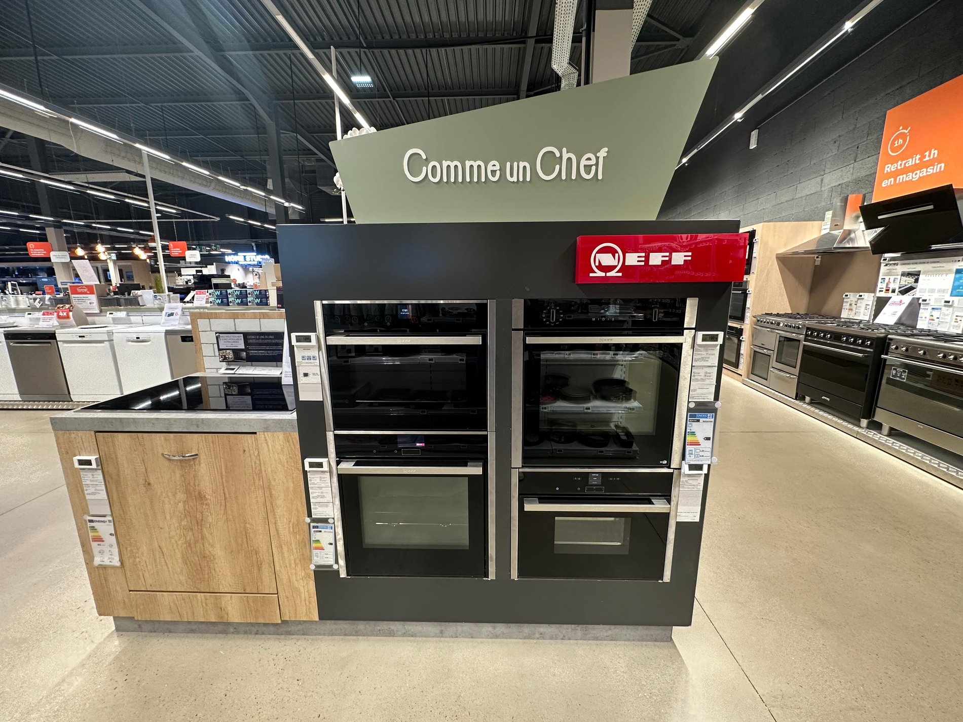 neff four vapeur électroménager boulanger wittenheim mulhouse