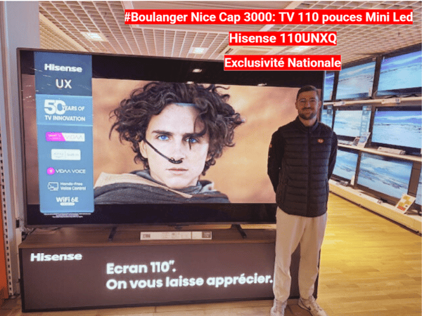 Hisense 110UNXQ en exclusivité Nationale!