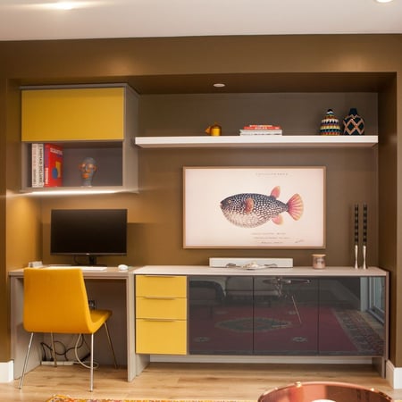 Custom Office & Media Center