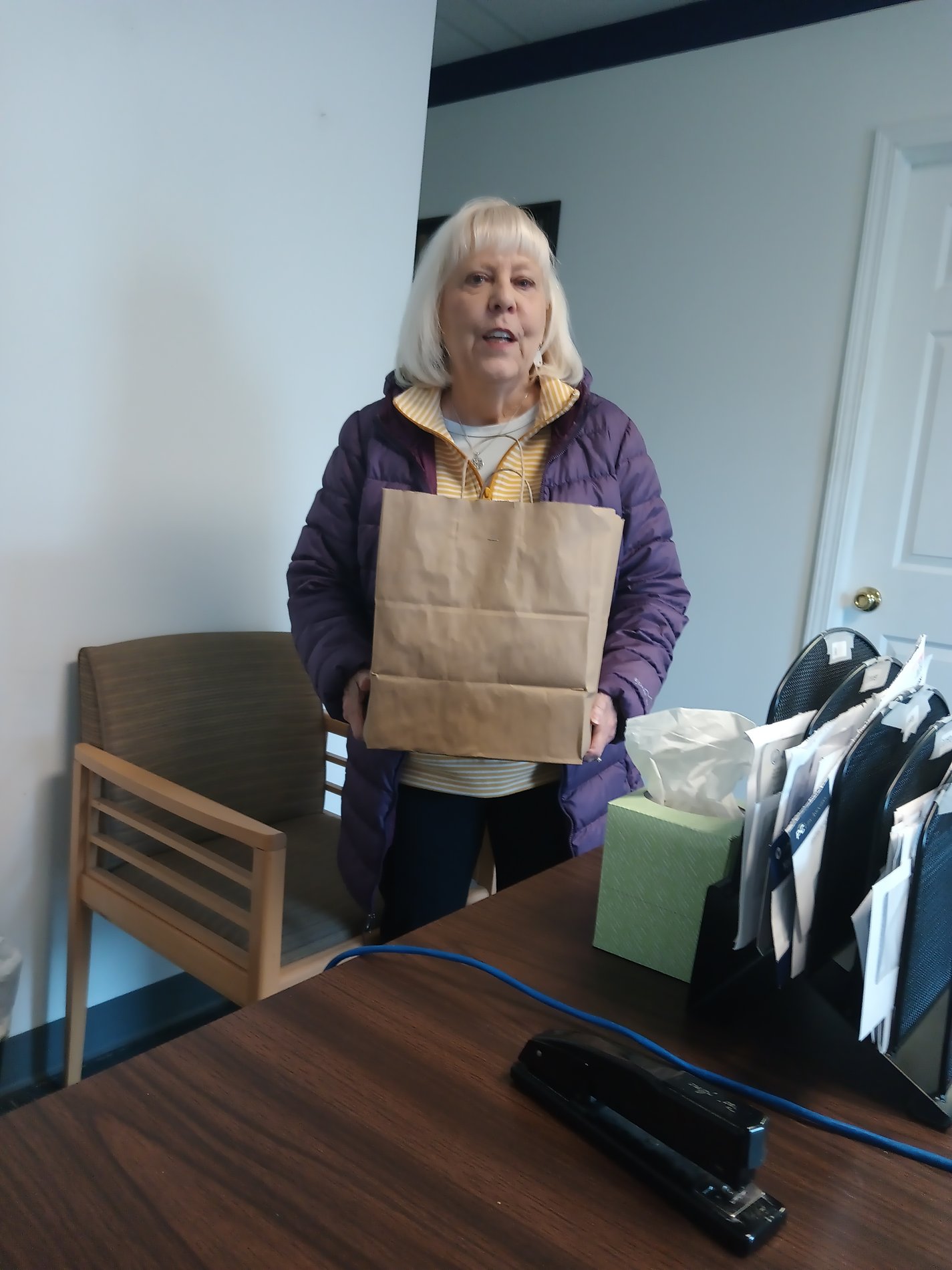 Thank you to Mrs. Miller for your donation to Go Pantry.