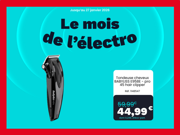 tondeuse à cheveux
babyliss