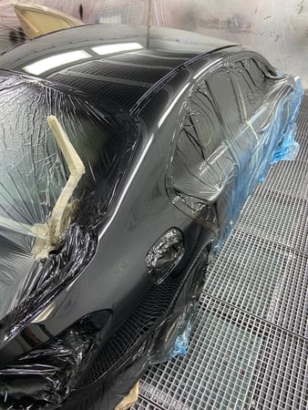 Mercedes Dach Lackierung