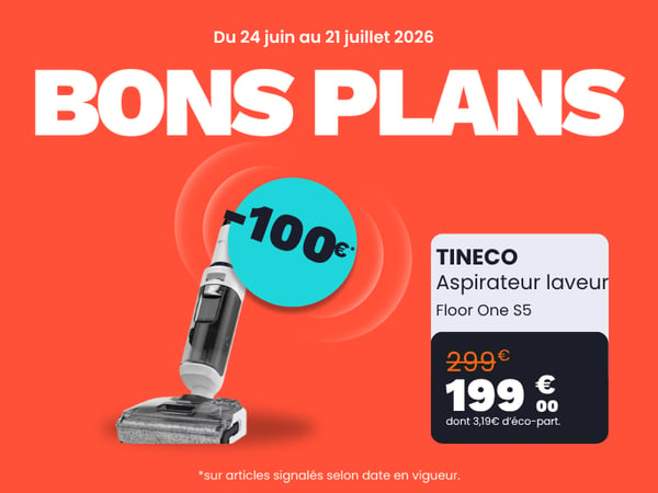 Aspirateur laveur TINECO Floor One S5 Stretch Extreme