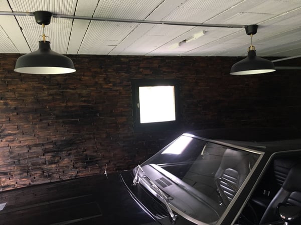 Beleuchtung Oldtimer Garage