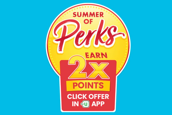 summer of perks earn 2x points click offer in for u app