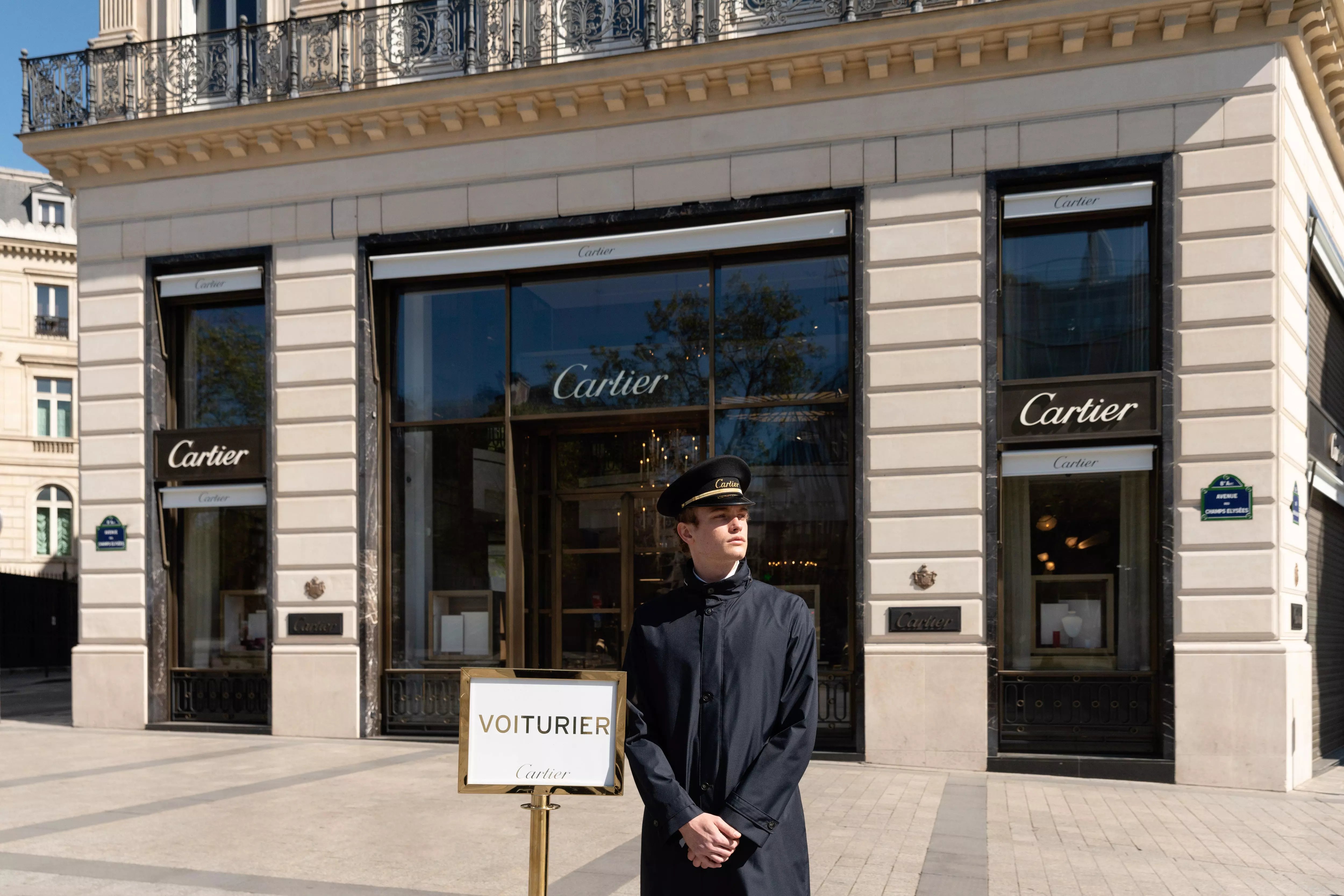 Cartier store, Place Vendome, Paris, France, Europe Stock Photo