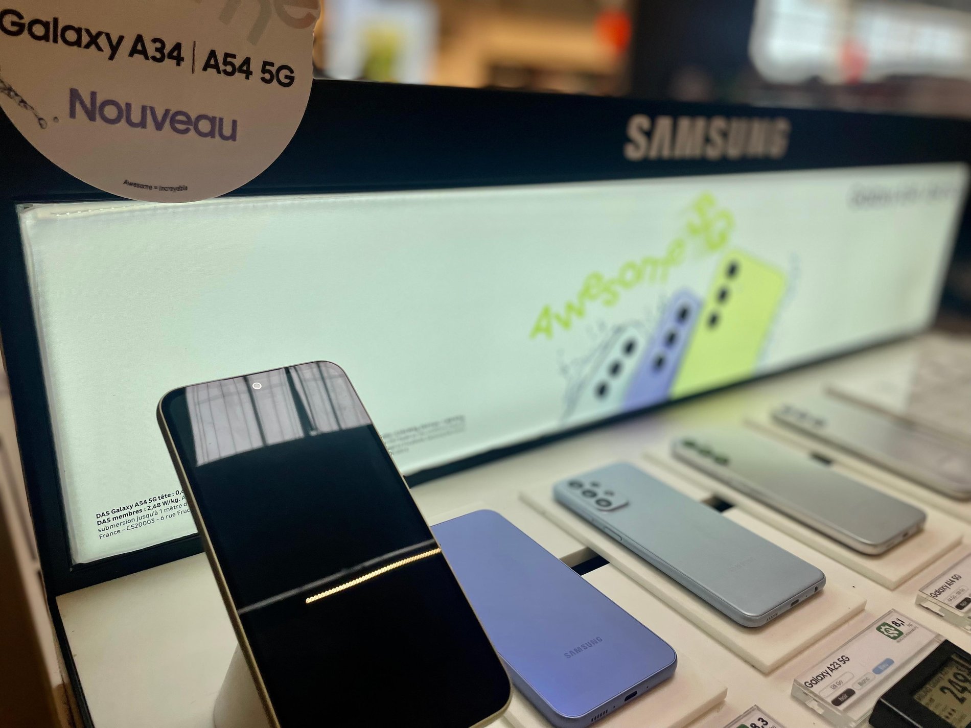 Samsung Galaxy A34, Samsung Galaxy A54 dans votre magasin Boulanger Saint-Nazaire