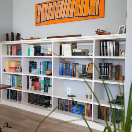 Custom Home Library in Millsboro, DE