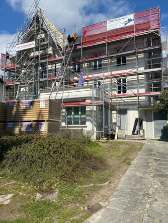 Travaux de la façade