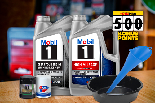 Mobil 1 Full Synthetic Bundles - Starting at $39.99 + FREE drain pan & funnel (while supplies last).