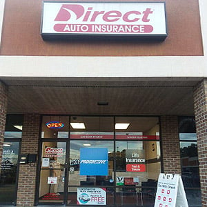 Direct Auto Insurance storefront located at  2410 Augusta Highway, West Columbia