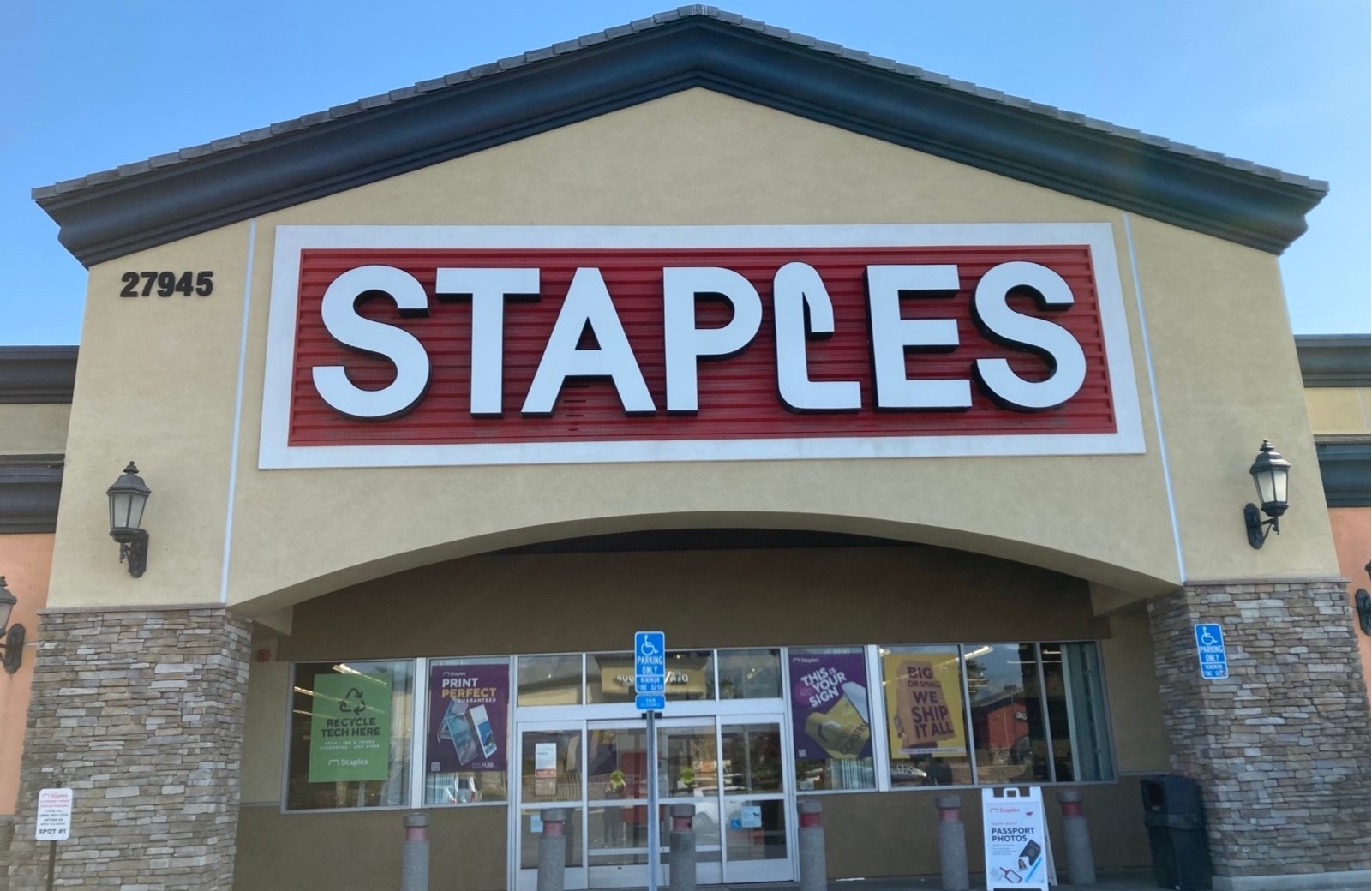 Staples shop sale