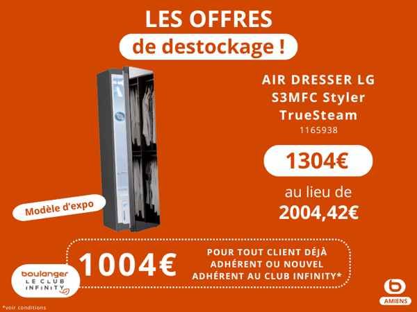 offre, destockage,AIR DRESSER LG