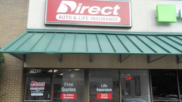 Direct Auto Insurance storefront located at  4816 JFK Blvd, North Little Rock