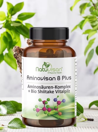Aminovisan 8 Plus Bio Shiitake freie kristalline Aminosäuren