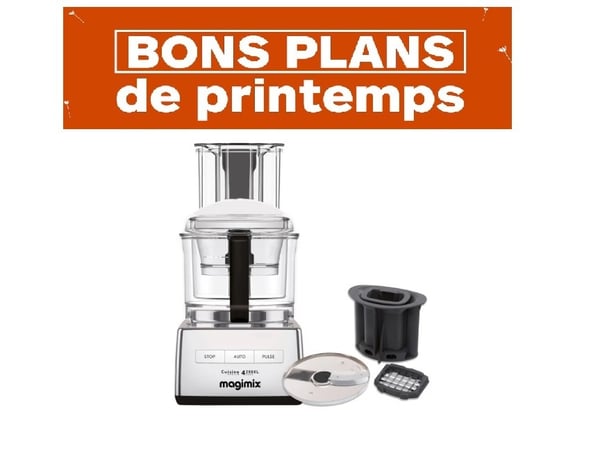 Robot multifonction Magimix CS4200 XL Chromé + Coffret cubes - Boulanger Thiais