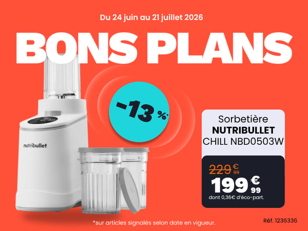 Turbine à glace NUTRIBULLET CHILL NBD0503W