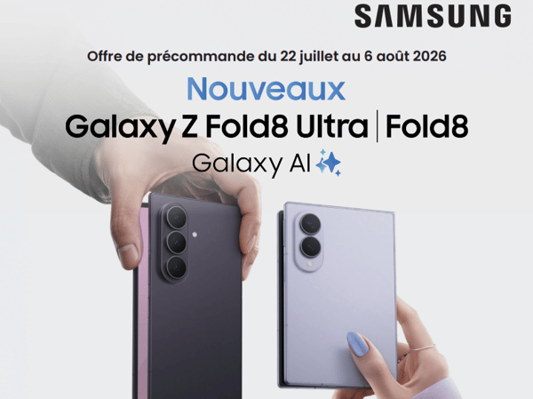Commande nouveauté Samsung ZFOLD 8 Boulanger Mâcon