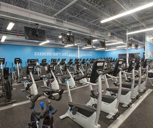 All Blink Fitness Gyms  cardio equipment, strength equipment, gym