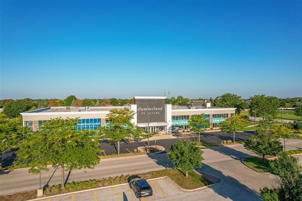 Batavia Slumberland Furniture aerial view