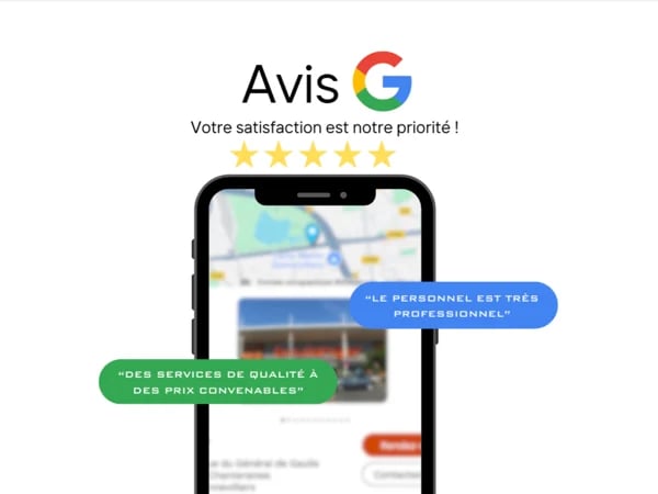 Rendez-vous sur notre page Google pour nous donner votre avis sur votre expérience en magasin !