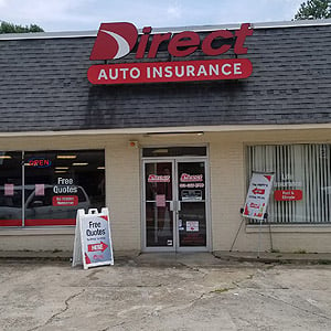 Direct Auto Insurance storefront located at  4734 North State Street, Jackson