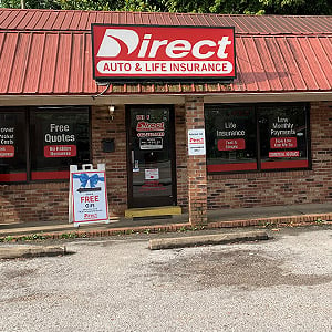 Direct Auto Insurance storefront located at  161 Van Dorn Avenue West, Holly Springs
