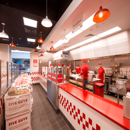 Five Guys Restaurant Burgers & Fries