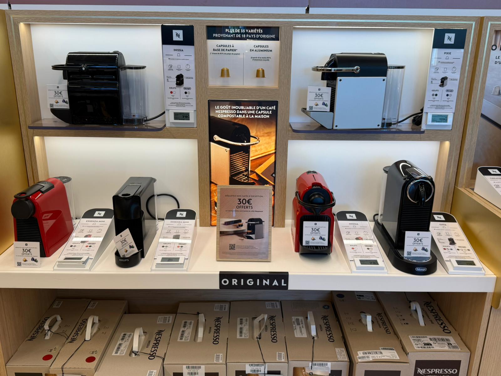 rayon nespresso boulanger avignon le pontet 1