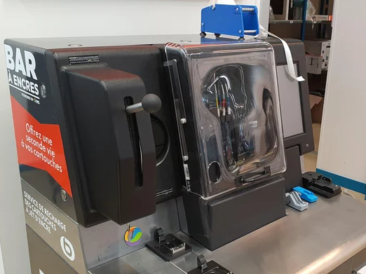 Bar à encre, recharge, économie, planète, boulanger Montévrain