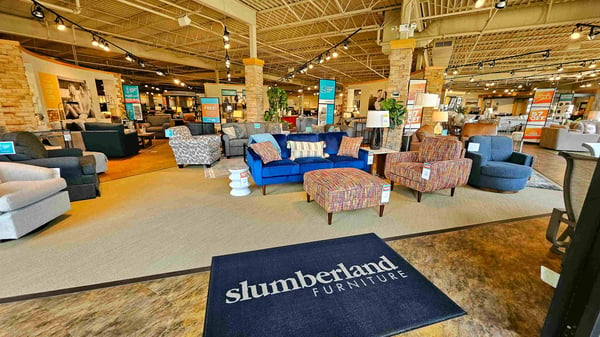 Minnetonka Slumberland Furniture interior 2