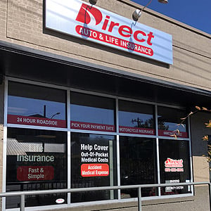 Direct Auto Insurance storefront located at  650 West Tennessee Street, Tallahassee