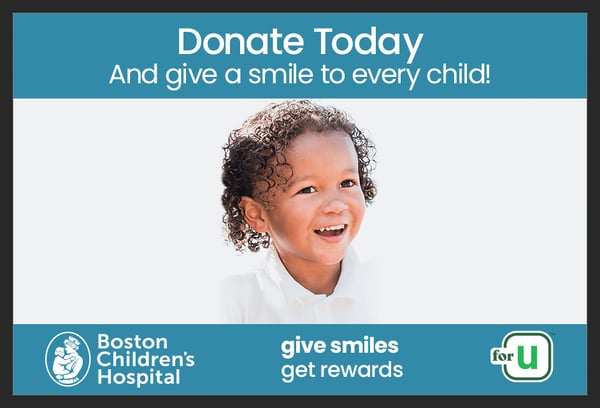 donate today and give a smile to every child Boston children hospital give smiles get rewards for u
