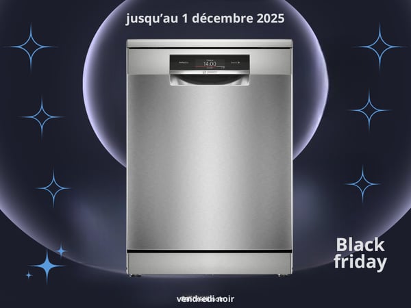 Lave vaisselle 60 cm BOSCH SMS8TCI04E, Série 8, Zeolith Réf. 1217802