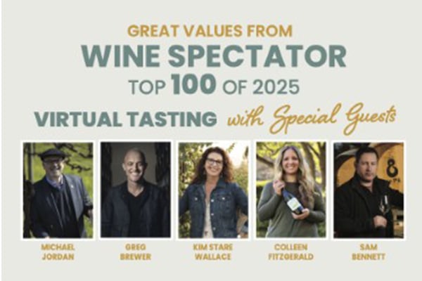 great values from wine spectator top 100 of 2025 virtual tasting with special guests michael jordan greg brewer kim stars wallace colleen fitzgerald and sam bennett