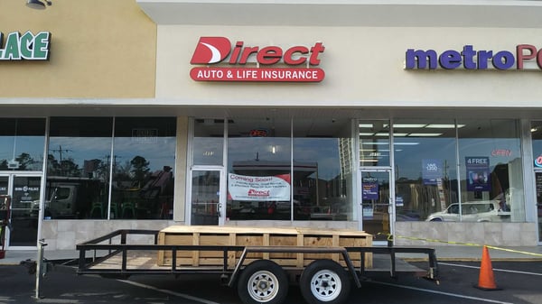 Direct Auto Insurance storefront located at  5853 University Blvd West, Jacksonville
