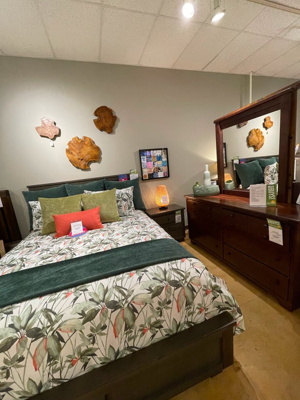 Slumberland Furniture Store in Waite Park,  MN - Bedroom vignette