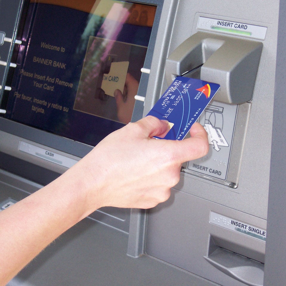 Banner Bank ATM in Yakima, WA.