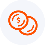 Avatar icon of coins for getting paid